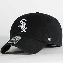 Bon marché 🎁 Casquette Clean Up Adjustable RGW06GWS Chicago White Sox Noir de '47 Brand 😉