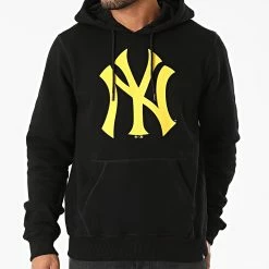 Sortie ❤️ Sweat Capuche New York Yankees Imprint Burnside Noir de '47 Brand 👍 -'47 Brand Soldes 47 brand 289531 548198 JET BLACK BK 20211027T142909 03