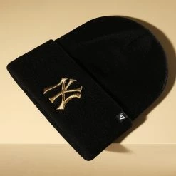 Meilleure vente ❤️ Bonnet New York Yankees Noir Doré de '47 Brand ⭐ -'47 Brand Soldes 47 brand 289593 B HYMKM17ACE BKD 20211201T093357 05