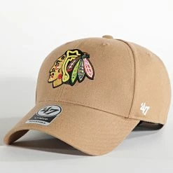 Bon marché 🎉 Casquette MVP MVPSP04WBP Chicago Blackhawks Camel de '47 Brand 😍