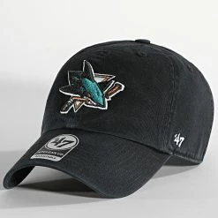 Promo 👏 Casquette Clean Up RGW22GWS San Jose Sharks Noir de '47 Brand 👍