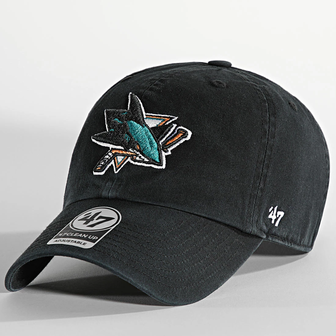 Promo 👏 Casquette Clean Up RGW22GWS San Jose Sharks Noir de '47 Brand 👍 3 Promo 👏 Casquette Clean Up RGW22GWS San Jose Sharks Noir de '47 Brand 👍