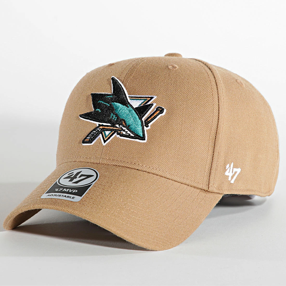 Remise 🛒 Casquette MVP MVPSP22WBP San Jose Sharks Camel de '47 Brand ❤️ 3 Remise 🛒 Casquette MVP MVPSP22WBP San Jose Sharks Camel de '47 Brand ❤️