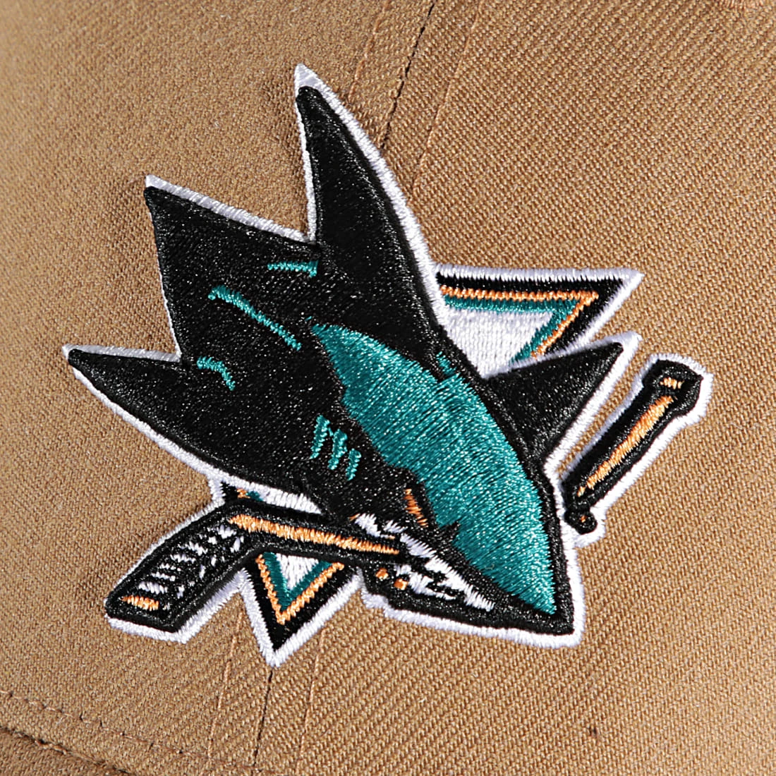 Remise 🛒 Casquette MVP MVPSP22WBP San Jose Sharks Camel de '47 Brand ❤️ 4 Remise 🛒 Casquette MVP MVPSP22WBP San Jose Sharks Camel de '47 Brand ❤️ – Image 2