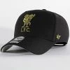Vente flash 🎁 Casquette MVP Liverpool FC Noir Doré de '47 Brand 🌟 -'47 Brand Soldes 47 brand 330710 EPL MTLCS04WBP BK 20220817T102024 01