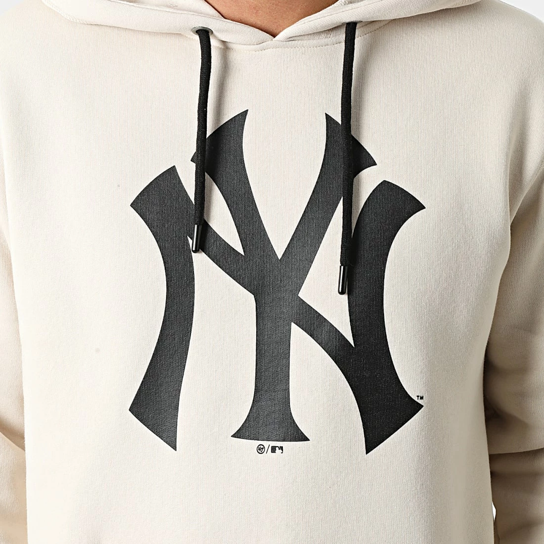 De gros 🎁 Sweat Capuche New York Yankees Imprint Burnside Beige de '47 Brand 😀 4 De gros 🎁 Sweat Capuche New York Yankees Imprint Burnside Beige de '47 Brand 😀 – Image 2