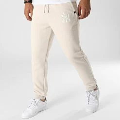 Les meilleures critiques de 🎉 Pantalon Jogging New York Yankees Embroidery Burnside Beige de '47 Brand 😉