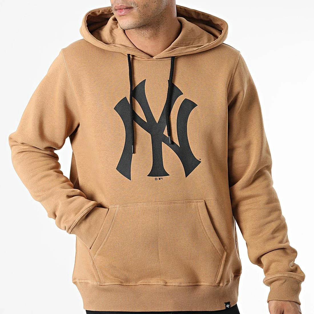 Bon marché ⌛ Sweat Capuche New York Yankees Imprint Burnside Camel de '47 Brand ✔️ 5 Bon marché ⌛ Sweat Capuche New York Yankees Imprint Burnside Camel de '47 Brand ✔️ – Image 3