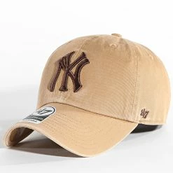 Sortie ❤️ Casquette '47 Clean Up New York Yankees Beige de '47 Brand ✔️