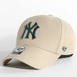 Sortie ⭐ Casquette Snapback MVP New York Yankees Beige de '47 Brand ❤️