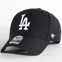Promo 🔔 Casquette ⚾ Baseball Los Angeles Dodgers MVPSP12WBP Noir de '47 Brand 👍