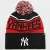 Vente flash 🔥 Bonnet Pompom New York Yankees Noir Rouge de '47 Brand ✨ -'47 Brand Soldes 47 brand 340668 B STYLS17ACE BK 20221005T143120 01