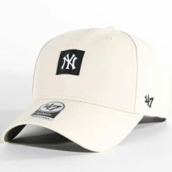 Coupon ✨ Casquette Snapback New York Yankees Compact Beige de '47 Brand ✔️