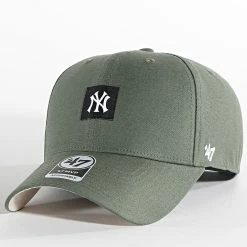 Offres 🛒 Casquette Snapback New York Yankees Compact Vert Kaki de '47 Brand 🌟