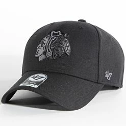 Nouveau ⭐ Casquette NHL Chicago Blackhawks Noir de '47 Brand 🥰