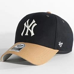 '47 Brand Soldes 37 Nouveau 🥰 Casquette ⚾ Baseball New York Yankees CAMPC17GWS Noir Camel de '47 Brand 💯