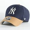 Coupon 😉 Casquette ⚾ Baseball MLB New York Yankees Campus Bleu Marine Camel de '47 Brand 💯 -'47 Brand Soldes 47 brand 340705 B CAMPC17GWS NYA 20221005T141135 01