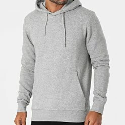 Acheter 🤩 Sweat Capuche Basic 12131173 Gris Chiné de Produkt ✔️