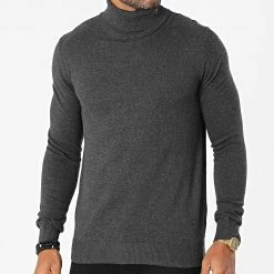Budget 💯 Pull Col Roulé 12194865 Gris Anthracite Chiné de Produkt 👏 8 Budget 💯 Pull Col Roulé 12194865 Gris Anthracite Chiné de Produkt 👏 -'47 Brand Soldes produkt 280400 12194865 DARK GREY MELANGE 20210823T160158 01