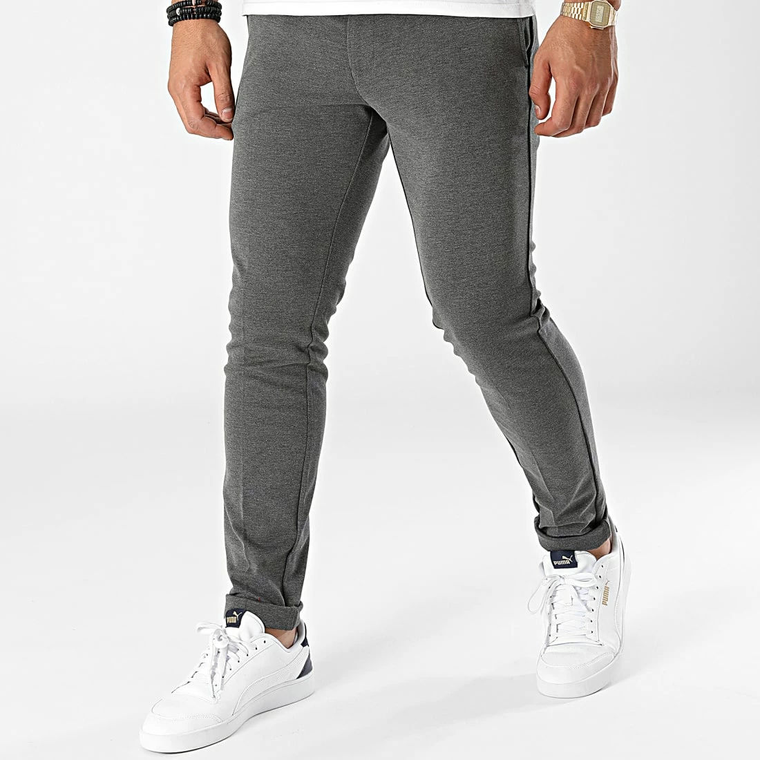 Promo ⭐ Pantalon Phil Gris Chiné de Produkt ⌛