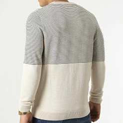 Les meilleures critiques de 😍 Pull A Rayures Bwo Jasper Beige de Produkt 👏 -'47 Brand Soldes produkt 296149 12202529 MOONBEAM WHITH NAVY 20211222T161543 04