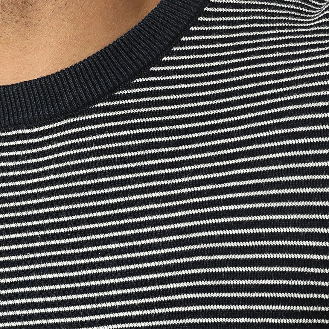 Le moins cher 💯 Pull A Rayures Bwo Jasper Bleu Marine de Produkt ⌛ – Image 2