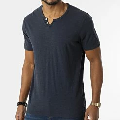 Offres 🎉 Tee 👕 Shirt GMS Ret Bleu Marine Chiné de Produkt 👏