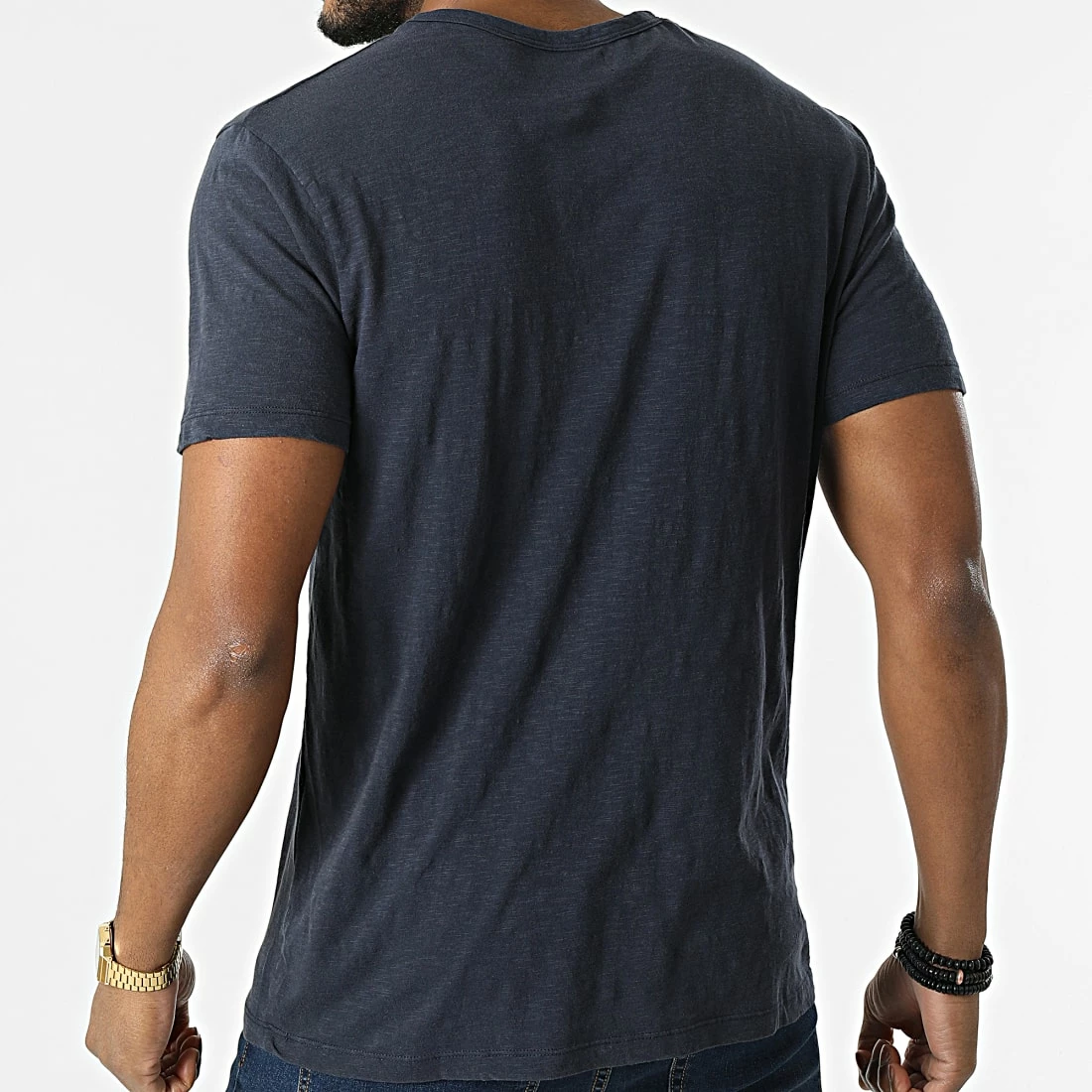 Offres 🎉 Tee 👕 Shirt GMS Ret Bleu Marine Chiné de Produkt 👏 – Image 4