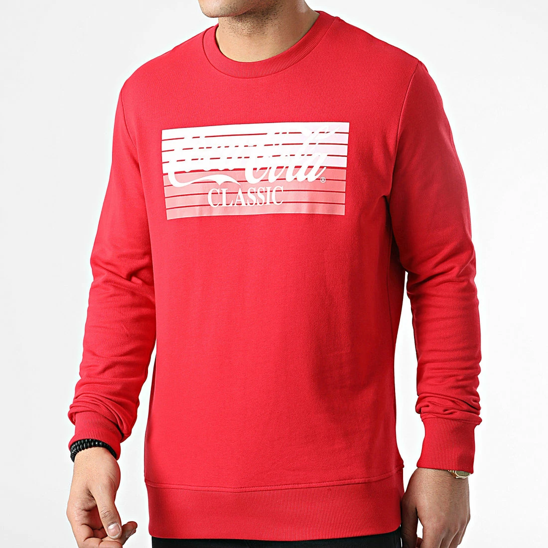 Remise 😍 Sweat Crewneck GMS Cola Rouge de Produkt ❤️