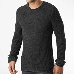 De gros 🥰 Pull Charles Gris Anthracite Chiné de Produkt 👍