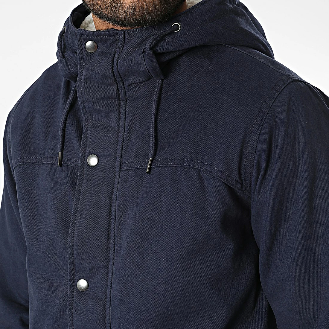 Le moins cher ❤️ Parka Capuche AKM Ecklon Bleu Marine de Produkt 🤩 – Image 2