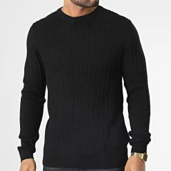 Budget ⌛ Pull Bwo Jeff Cable Noir de Produkt ⌛