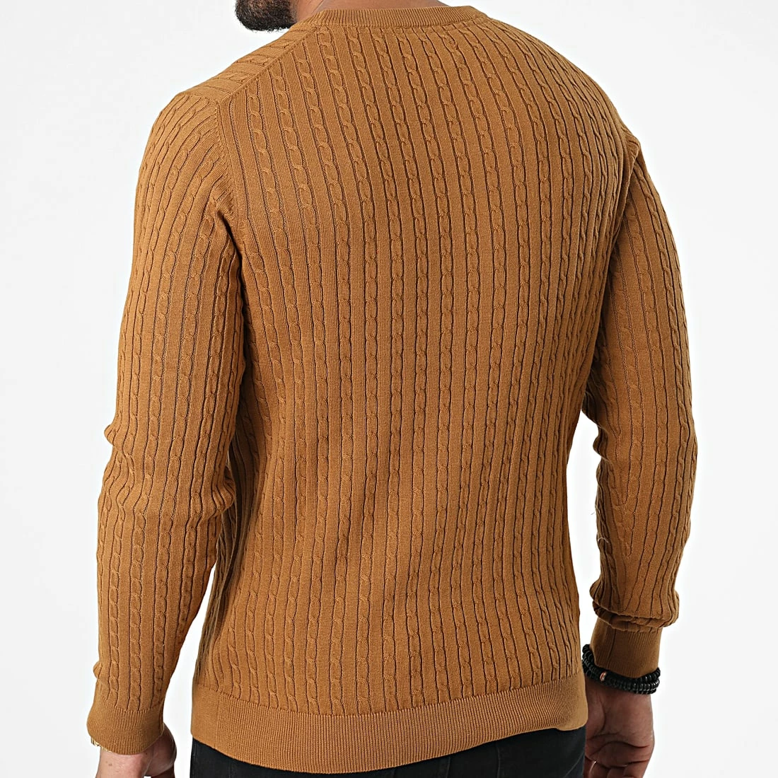 Grosses soldes 😍 Pull Jeff Cable Camel de Produkt 🔔 – Image 4