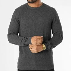 Vente flash 🤩 Pull Basic Gris Anthracite Chiné de Produkt ✨ -'47 Brand Soldes produkt 330213 12194859 DARK GREY MEL 20220729T161025 03