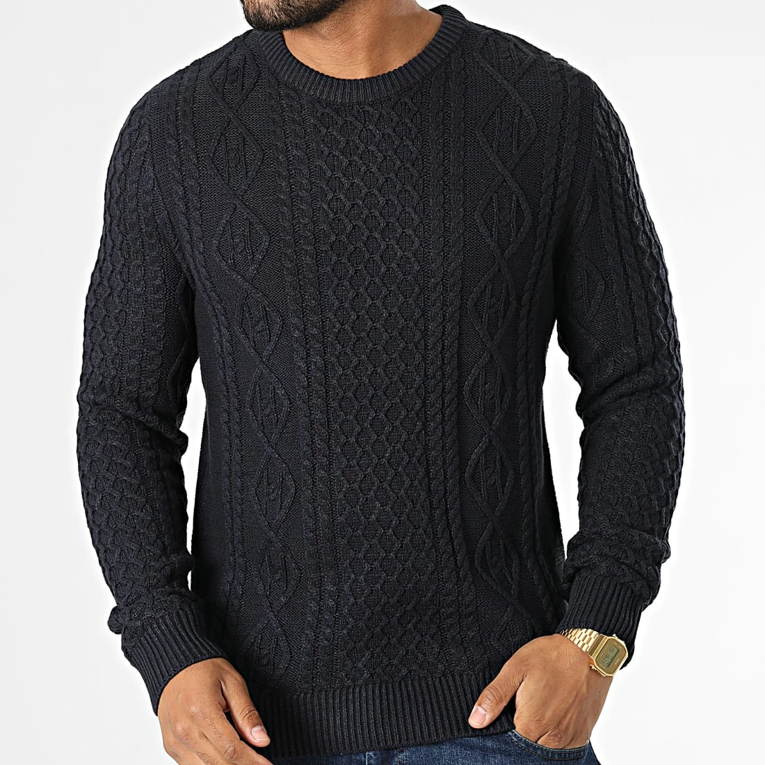 Promo 🌟 Pull Henry Bleu Marine de Produkt 💯 5 Promo 🌟 Pull Henry Bleu Marine de Produkt 💯 – Image 3