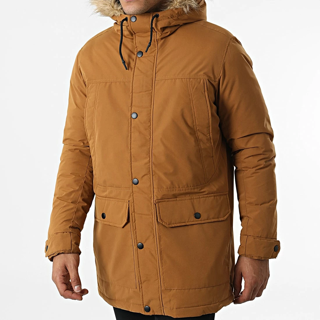 Le moins cher 👍 Parka Capuche Fourrure Wind 12213212 Camel de Produkt 🛒 – Image 3