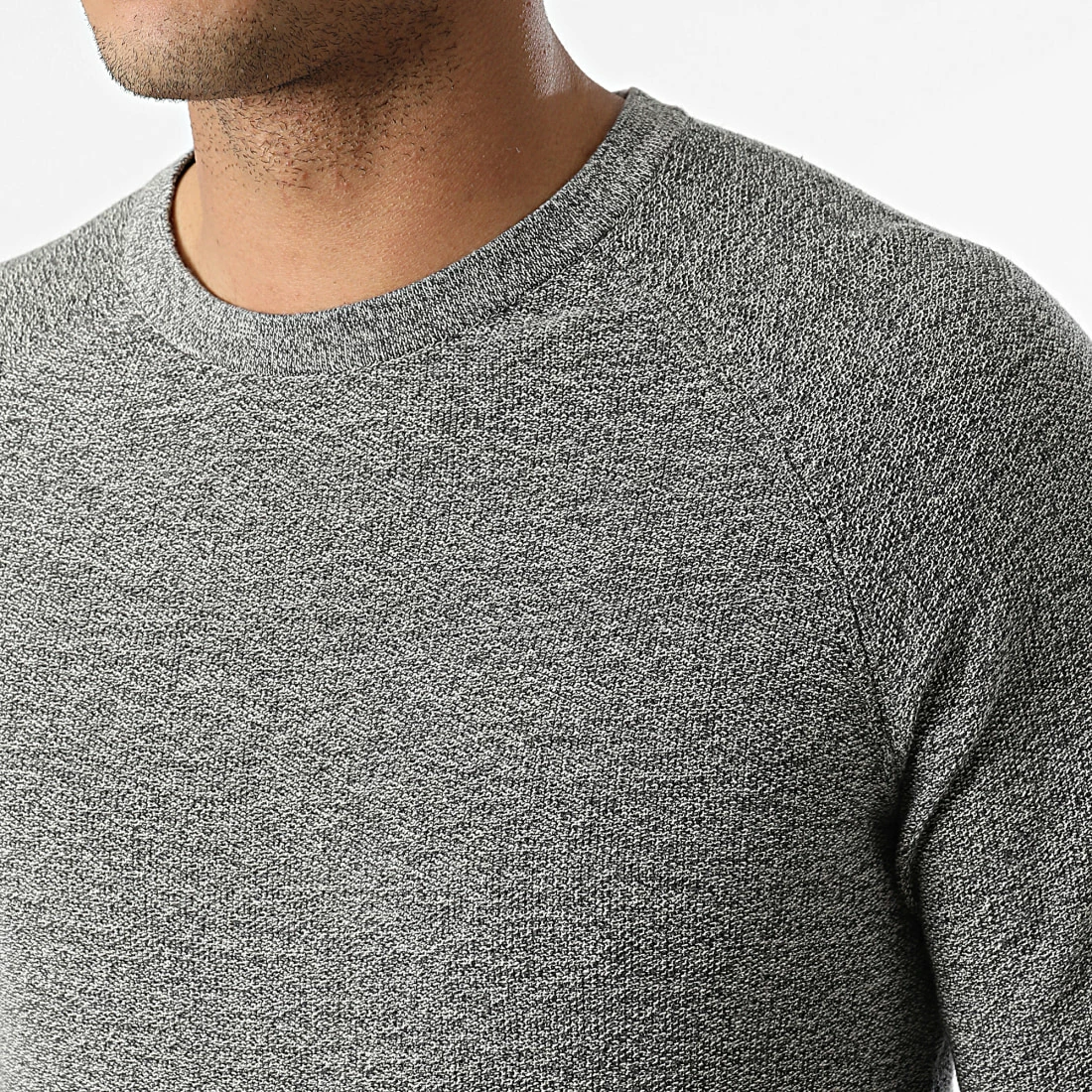 Meilleure vente 🎉 Pull David Gris Anthracite Chiné de Produkt ⌛ – Image 2