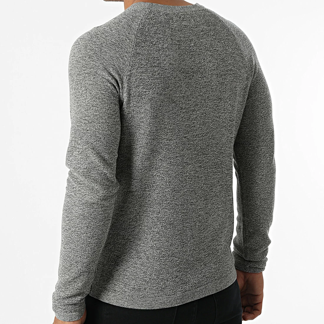 Meilleure vente 🎉 Pull David Gris Anthracite Chiné de Produkt ⌛ – Image 4