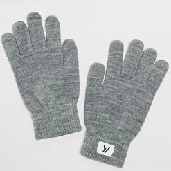 Meilleure affaire 🛒 Gants Basic Knit Gris Chiné de Produkt 🔥