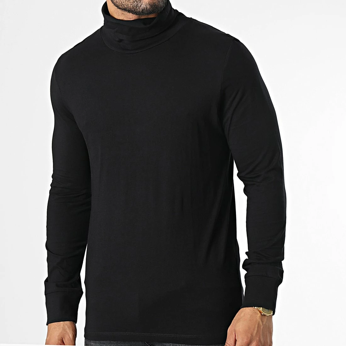 Tout neuf 🥰 Tee 👕 Shirt Manches Longues Col Roulé 12216392 Noir de Produkt ✔️ 3 Tout neuf 🥰 Tee 👕 Shirt Manches Longues Col Roulé 12216392 Noir de Produkt ✔️