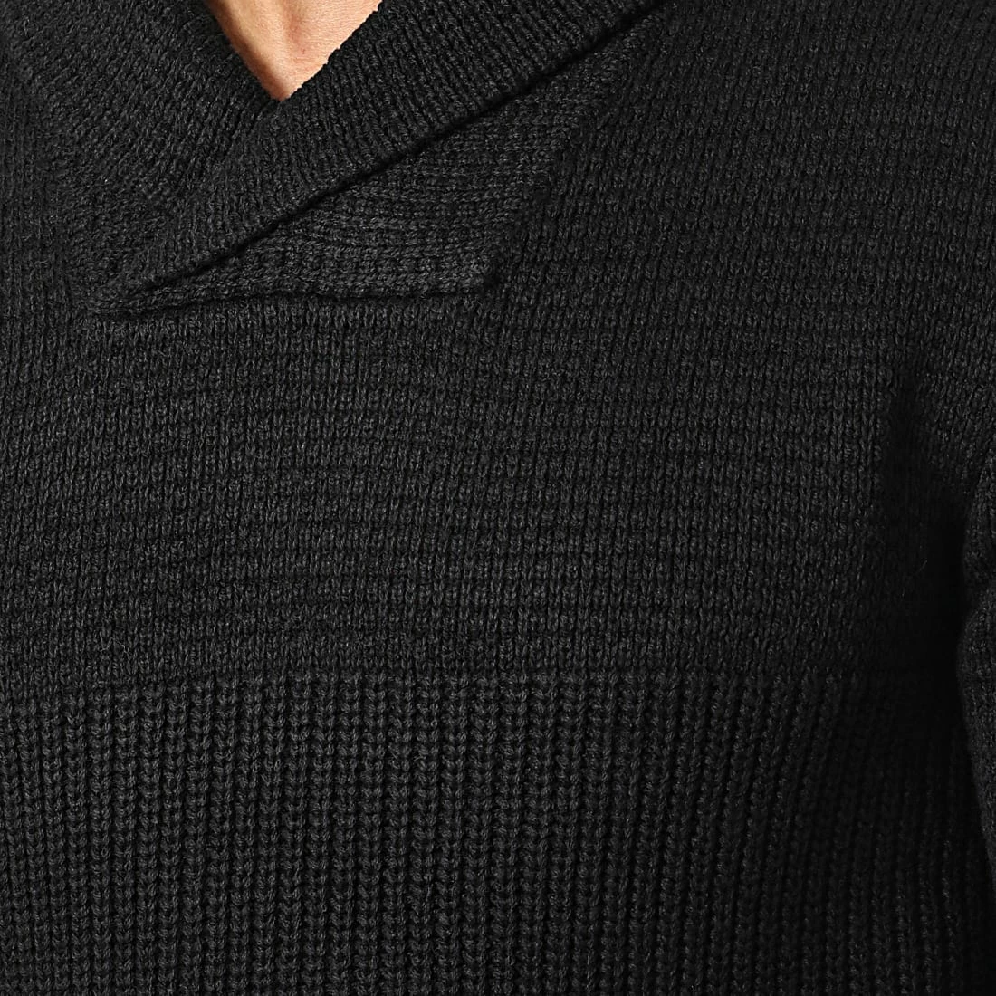 Offres ⌛ Pull Col Amplified George Shawl Noir de Produkt 👏 4 Offres ⌛ Pull Col Amplified George Shawl Noir de Produkt 👏 – Image 2