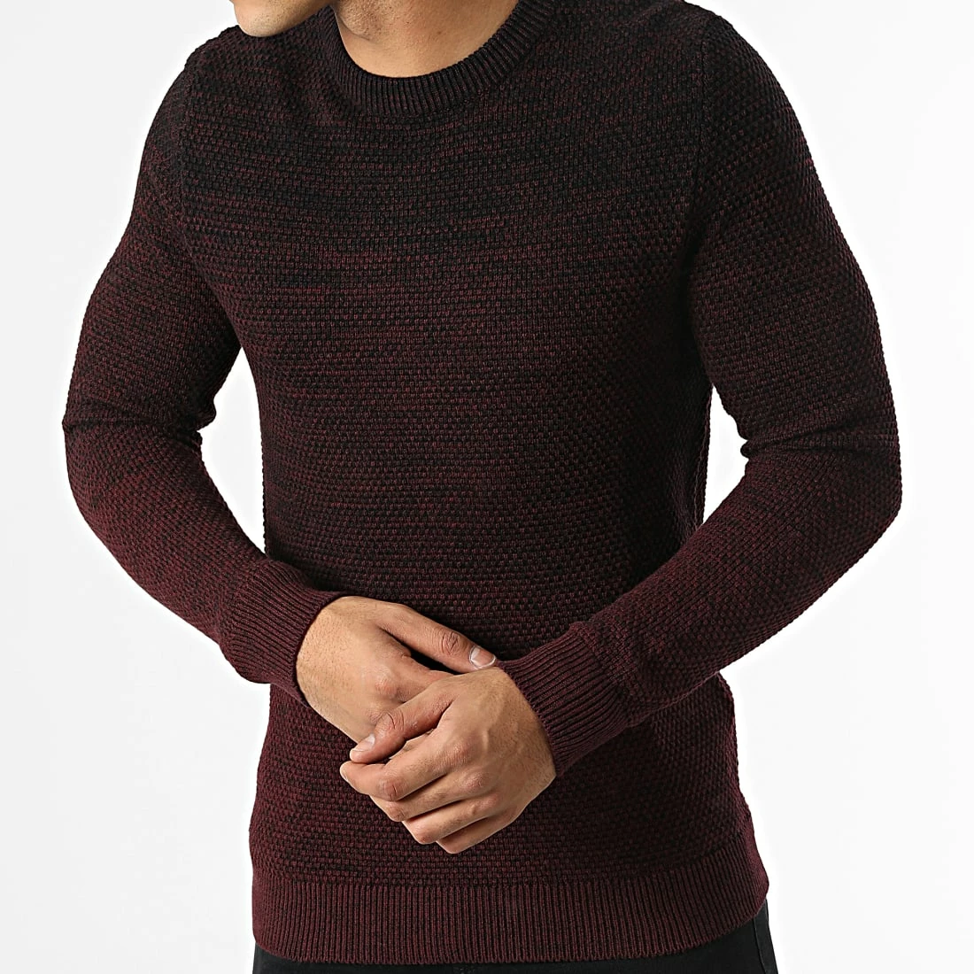 Nouveau ⭐ Pull 12216293 Violet Chiné de Produkt 🔔 – Image 3