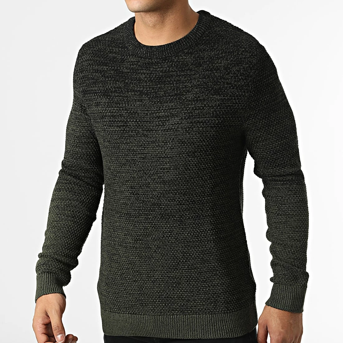 Grosses soldes 😍 Pull 12216293 Vert Chiné de Produkt ✔️