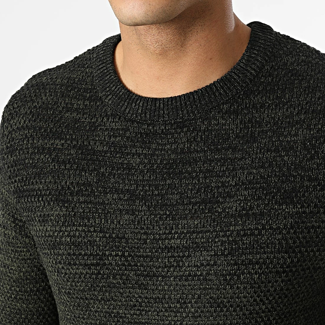 Grosses soldes 😍 Pull 12216293 Vert Chiné de Produkt ✔️ – Image 2