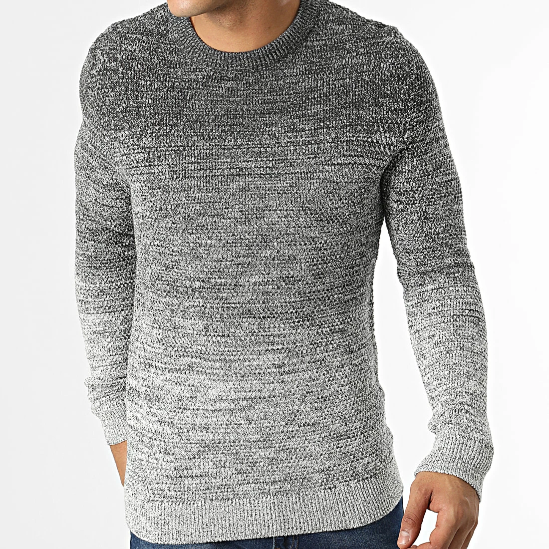 Vente flash ⌛ Pull 12216293 Gris Anthracite Chiné de Produkt 😉 – Image 3