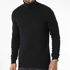 Meilleure vente 😀 Pull Col Roulé Basic Noir de Produkt 🌟 -'47 Brand Soldes produkt 337506 12194865 BLACK 20220922T154917 03