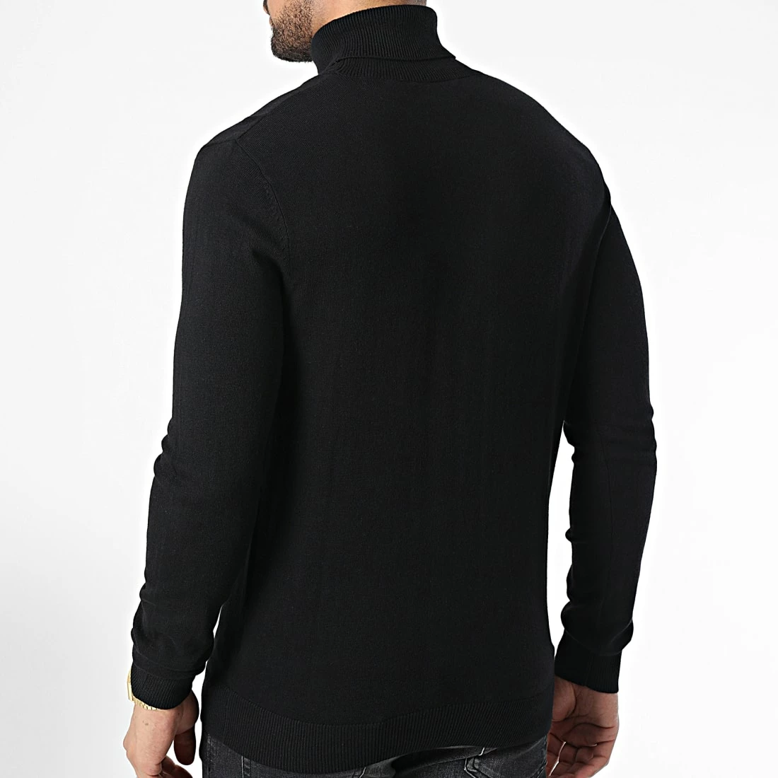 Meilleure vente 😀 Pull Col Roulé Basic Noir de Produkt 🌟 – Image 4