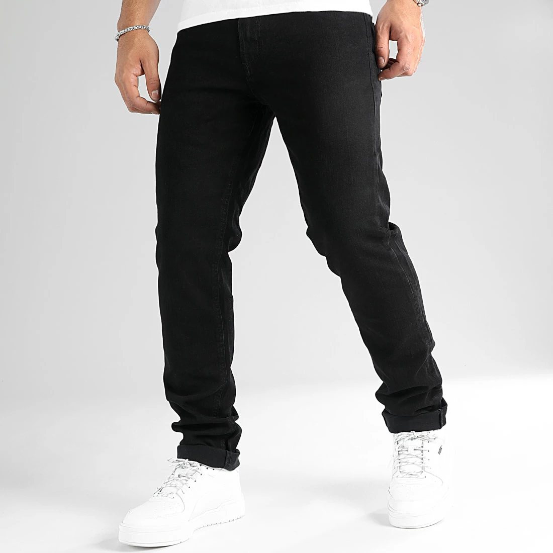 Vente flash 🌟 Jean Regular Fit Mah Noir de Produkt 🔥