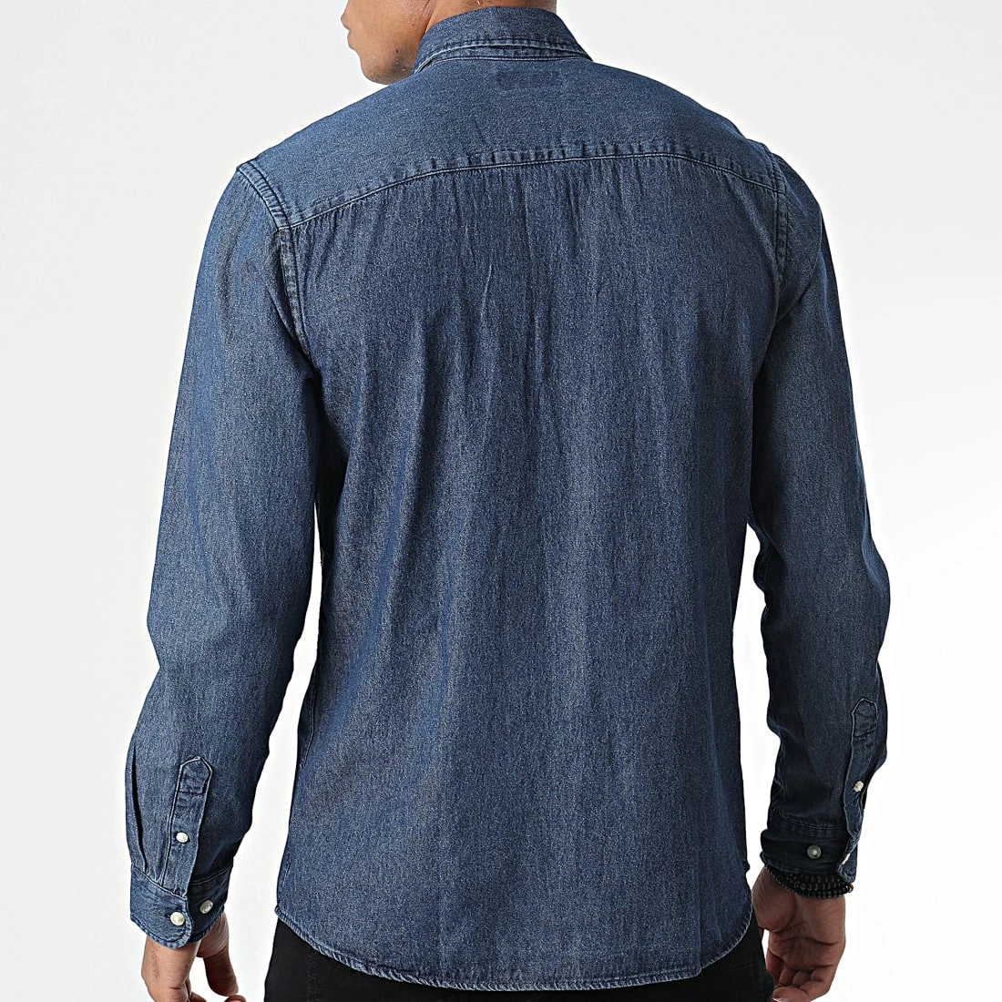 De gros ⌛ Chemise Jean Manches Longues Dek Bleu Denim de Produkt ✨ – Image 4