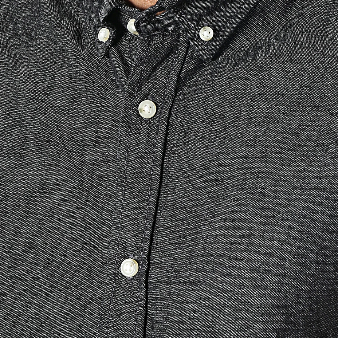 Sortie 🎉 Chemise Jean Manches Longues Dek Noir de Produkt ✔️ – Image 2